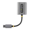 Divisor de auriculares USB-C StarTech.com, adaptador USB Type-C para dos auriculares con entrada de micrófono, adaptador USB-C a audio de 3,5 mm/adaptador USB-C para auriculares, salida de audio/aux USB-C, DAC de 24 bits