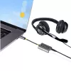 Divisor de auriculares USB-C StarTech.com, adaptador USB Type-C para dos auriculares con entrada de micrófono, adaptador USB-C a audio de 3,5 mm/adaptador USB-C para auriculares, salida de audio/aux USB-C, DAC de 24 bits