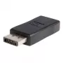 StarTech.com DP2HDMIADAP adaptador de vídeo de DisplayPort a HDMI, pasivo, DP++ (macho) a HDMI (hembra), 1920x1200 / 1080p, transmisión de audio, negro