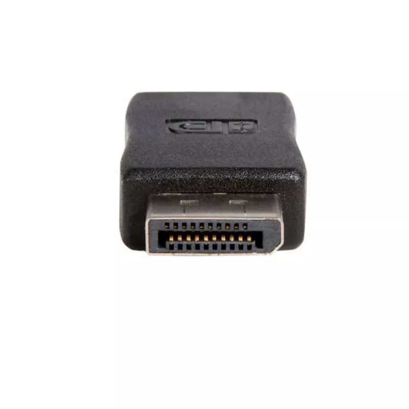 StarTech.com DP2HDMIADAP adaptador de vídeo de DisplayPort a HDMI, pasivo, DP++ (macho) a HDMI (hembra), 1920x1200 / 1080p, transmisión de audio, negro