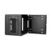 StarTech.com armario de red de montaje en pared 4 postes 12U con bandeja 1U, rack de servidor de pared abatible de 19