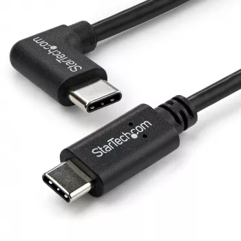 Cable USB-C StarTech.com en ángulo recto - M/M - 1 m (3 ft.) - USB 2.0