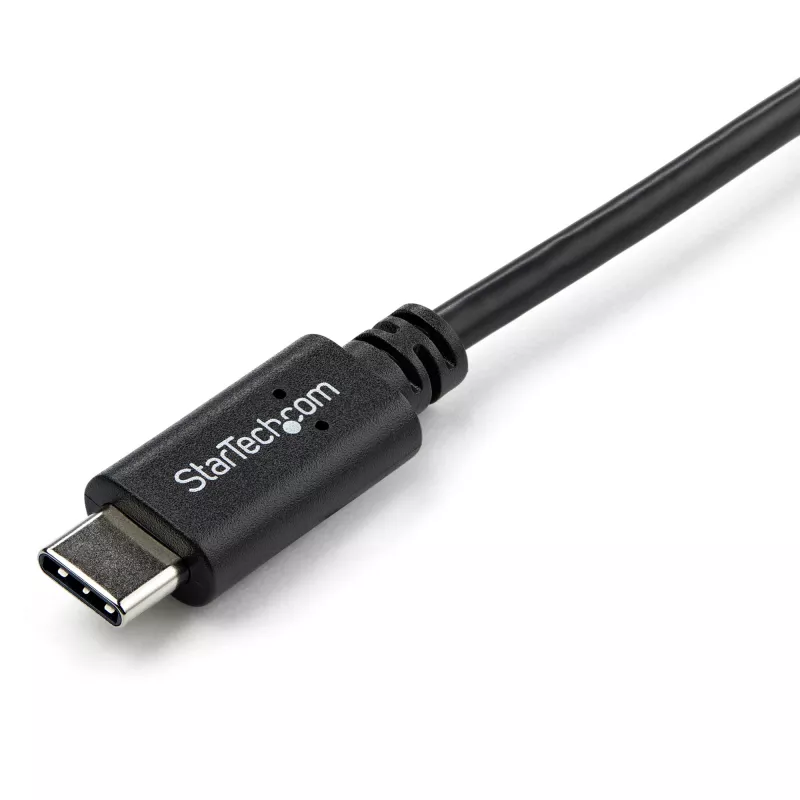 Cable USB-C StarTech.com en ángulo recto - M/M - 1 m (3 ft.) - USB 2.0