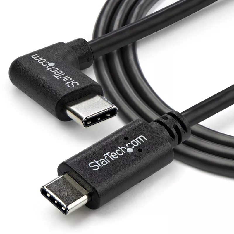 Cable USB-C StarTech.com en ángulo recto - M/M - 1 m (3 ft.) - USB 2.0
