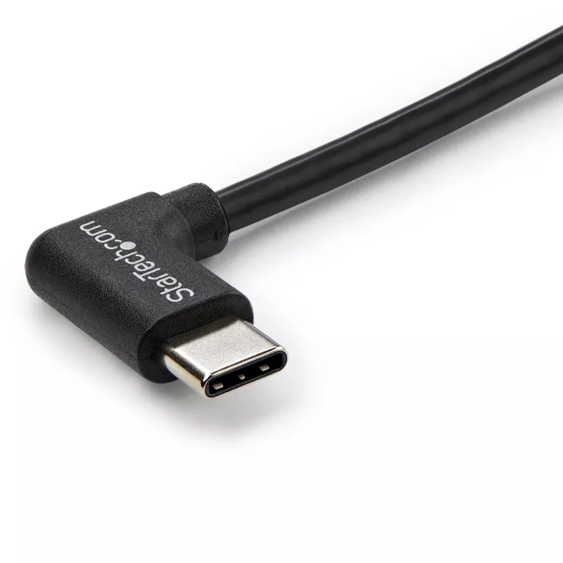 Cable USB-C StarTech.com en ángulo recto - M/M - 1 m (3 ft.) - USB 2.0