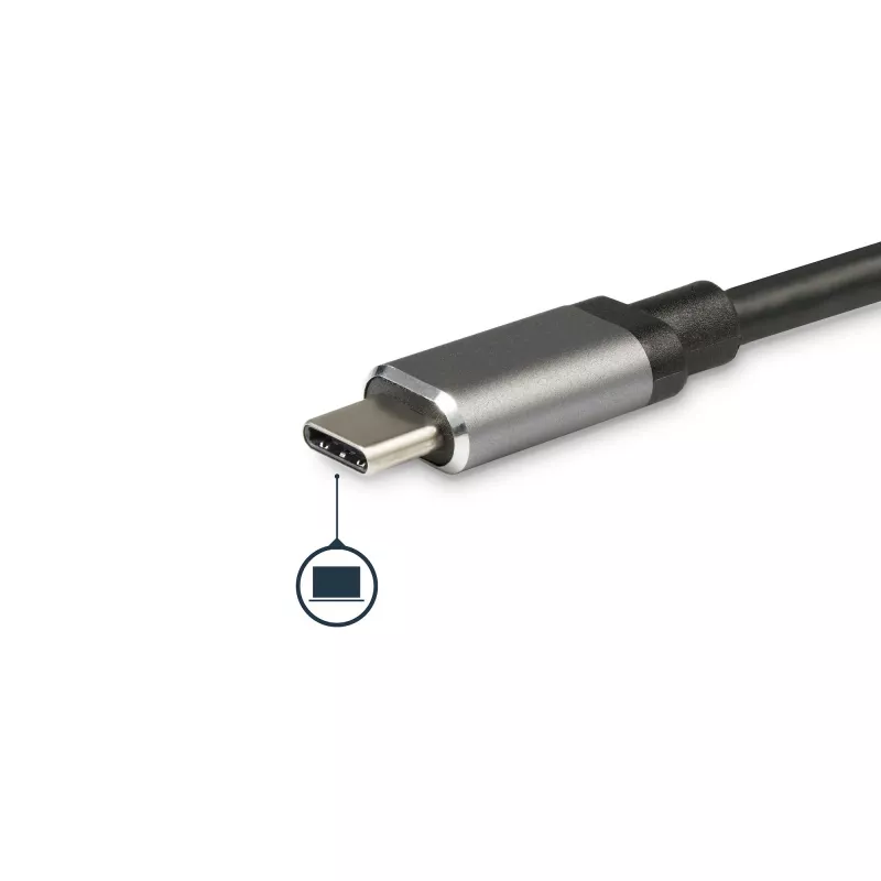 Adaptador multipuerto USB-C StarTech.com, dock USB-C portátil a HDMI 4K, hub USB 3.0 de 2 puertos, SD/SDHC, GbE, 60W PD Pass-Through - USB Type-C/Thunderbolt 3 - SUSTITUIDO POR DKT30CHSDPD1