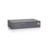 Switch PoE LevelOne de 10 puertos Fast Ethernet, 1 x Gigabit RJ45, 1 x Gigabit SFP, 8 salidas PoE, 90 W