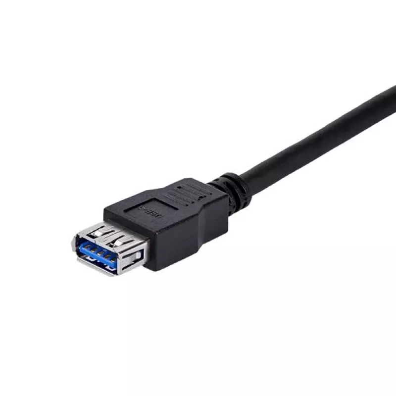 Cable de extensión SuperSpeed USB 3.0 A a A StarTech.com de 1m negro - M/H