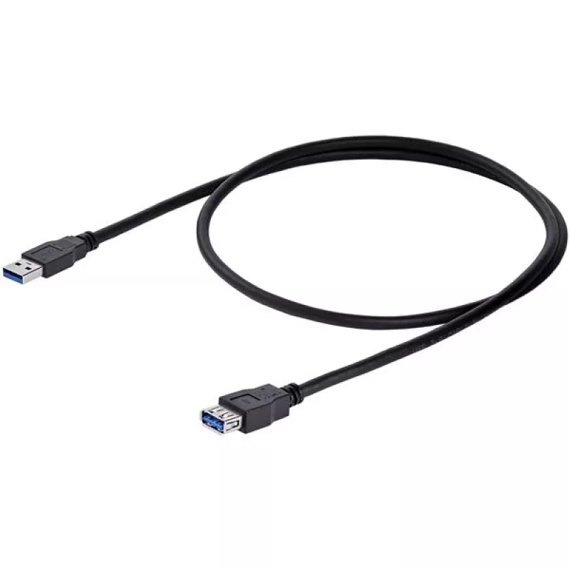 Cable de extensión SuperSpeed USB 3.0 A a A StarTech.com de 1m negro - M/H