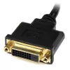 Adaptador de cable de vídeo HDMI a DVI-D de 8in StarTech.com – HDMI conector macho a DVI conector hembra