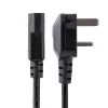 Cable de alimentación de ordenador UK StarTech.com de 10ft (3m), 18AWG, BS 1363 a C13, 10A 250V, cable de alimentación de repuesto negro, cable de alimentación UK / cable de alimentación de PC, cable de alimentación de TV/monitor