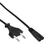 Cable de alimentación InLine, conector Euro / conector Euro8, negro, 3m