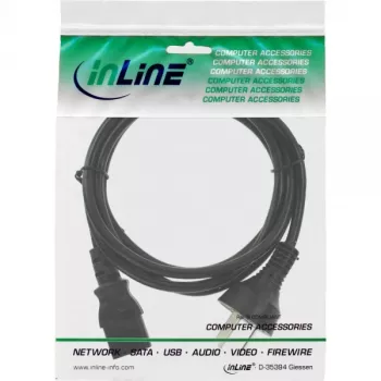 Cable de alimentación InLine, conector macho China / 3 polos IEC C13 macho, 1,8 m