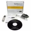 Adaptador de tarjeta controladora StarTech.com 4 puertos PCI Express PCIe SuperSpeed USB 3.0 con UASP – Alimentación SATA