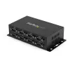 Hub adaptador StarTech.com 8 puertos USB a DB9 RS232 serie – Montaje industrial en carril DIN y pared