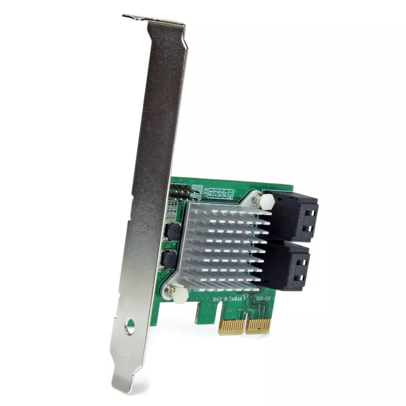 Tarjeta controladora RAID StarTech.com PCI Express 2.0 SATA III 6 Gbit/s de 4 puertos con HyperDuo SSD Tiering