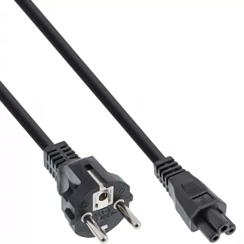 Cable de alimentación InLine tipo F alemán / conector de portátil 