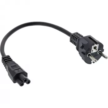 Cable de alimentación InLine tipo F alemán / conector de portátil 
