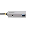 Hub extensor USB StarTech.com, cable de extensión USB 3.0 de 10m con hub USB-A de 4 puertos, cable repetidor USB activo/alimentado por bus, fuente de alimentación de 20W opcional incluida, protección ESD