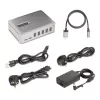 Hub USB-C de 7 puertos StarTech.com - 5x USB-A + 2x USB-C - Self-Powered con fuente de alimentación de 65W - USB 3.1 10Gbps - Hub USB para sobremesa/portátil con cable de bloqueo certificado USB-IF de 3ft - Hub USB C
