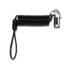 Candado de combinación portátil y delgado Kensington para ranura de seguridad estándar, 1,8 m, Kensington, candado de combinación, acero al carbono, negro, plateado