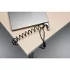 Candado de combinación portátil y delgado Kensington para ranura de seguridad estándar, 1,8 m, Kensington, candado de combinación, acero al carbono, negro, plateado