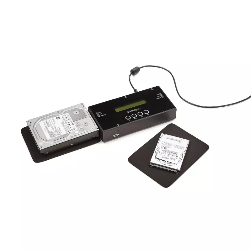StarTech.com SATSASDUPE11 duplicador y borrador independiente 1:1 de discos duros SATA y SAS de 2,5/3,5″