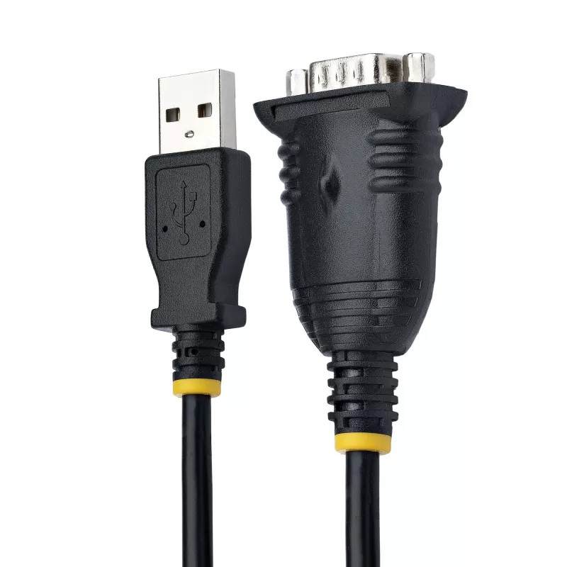 Cable USB a serie StarTech.com de 1m, conector DB9 RS232 a convertidor USB, CI Prolific, adaptador USB a serie para PLC/impresora/escáner/conmutador, adaptador USB a puerto COM, Windows/Mac