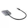Hub MST USB-C a doble HDMI StarTech.com - Doble HDMI 4K 60Hz - Adaptador multipantalla USB Type-C para portátil con cable de 30cm - Hub de transporte multi-stream DP 1.4 - Splitter USB-C a HDMI