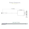 Hub MST USB-C a doble HDMI StarTech.com - Doble HDMI 4K 60Hz - Adaptador multipantalla USB Type-C para portátil con cable de 30cm - Hub de transporte multi-stream DP 1.4 - Splitter USB-C a HDMI