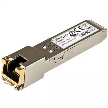 StarTech.com módulo transceptor SFP compatible con HP JD089B - 10/100/1000BASE-TX~Módulo SFP compatible con HPE JD089B - 1000BASE-T - SFP a RJ45 Cat6/Cat5e - 1GE Gigabit Ethernet SFP - RJ-45 100m - HPE 5820AF, 12500, 5500