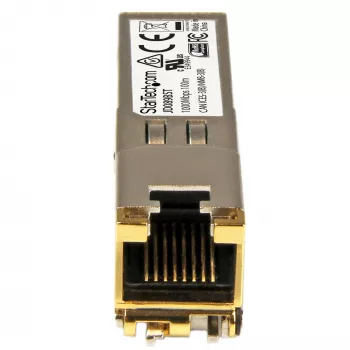 StarTech.com módulo transceptor SFP compatible con HP JD089B - 10/100/1000BASE-TX~Módulo SFP compatible con HPE JD089B - 1000BASE-T - SFP a RJ45 Cat6/Cat5e - 1GE Gigabit Ethernet SFP - RJ-45 100m - HPE 5820AF, 12500, 5500