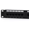 StarTech.com panel de parcheo Cat 6 110 de 24 puertos 1U para rack, RJ-45, montaje en rack, 1U, negro, RoHS, CE, ETL, UL