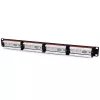 StarTech.com panel de parcheo Cat 6 110 de 24 puertos 1U para rack, RJ-45, montaje en rack, 1U, negro, RoHS, CE, ETL, UL