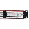 StarTech.com panel de parcheo Cat 6 110 de 24 puertos 1U para rack, RJ-45, montaje en rack, 1U, negro, RoHS, CE, ETL, UL