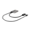 StarTech.com hub DisplayPort MST de 2 puertos, doble 4K 60Hz, adaptador DP a 2x monitor DisplayPort, adaptador de vídeo multipantalla DP 1.4, cable integrado de 30 cm, alimentado por USB, solo Windows