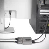 StarTech.com hub DisplayPort MST de 2 puertos, doble 4K 60Hz, adaptador DP a 2x monitor DisplayPort, adaptador de vídeo multipantalla DP 1.4, cable integrado de 30 cm, alimentado por USB, solo Windows