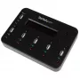 StarTech.com duplicador y borrador de memorias USB independiente de 1 a 5, copiador de unidades flash USB múltiples, copia de sistema y archivos y de unidad completa a 1,5 GB/min, borrado individual y de 3 pasadas, pantalla LCD – TAA