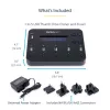 StarTech.com duplicador y borrador de memorias USB independiente de 1 a 5, copiador de unidades flash USB múltiples, copia de sistema y archivos y de unidad completa a 1,5 GB/min, borrado individual y de 3 pasadas, pantalla LCD – TAA