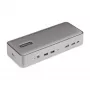 StarTech.com estación de acoplamiento KVM USB-C para dos portátiles, dock DisplayPort de doble monitor 4K 60Hz, hub USB de 5 puertos, GbE, Power Delivery de 90W/45W a dos portátiles, Windows/Mac, dock KVM de 2 hosts - TAA