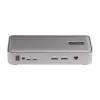 StarTech.com estación de acoplamiento KVM USB-C para dos portátiles, dock DisplayPort de doble monitor 4K 60Hz, hub USB de 5 puertos, GbE, Power Delivery de 90W/45W a dos portátiles, Windows/Mac, dock KVM de 2 hosts - TAA
