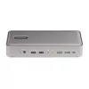 StarTech.com estación de acoplamiento KVM USB-C para dos portátiles, dock DisplayPort de doble monitor 4K 60Hz, hub USB de 5 puertos, GbE, Power Delivery de 90W/45W a dos portátiles, Windows/Mac, dock KVM de 2 hosts - TAA