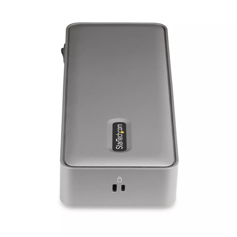 StarTech.com estación de acoplamiento KVM USB-C para dos portátiles, dock DisplayPort de doble monitor 4K 60Hz, hub USB de 5 puertos, GbE, Power Delivery de 90W/45W a dos portátiles, Windows/Mac, dock KVM de 2 hosts - TAA