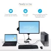 StarTech.com switch KVM híbrido USB-A + HDMI y USB-C de 2 puertos - monitor único HDMI 2.0 4K 60Hz - switch KVM HDMI compacto para sobremesa y/o portátil - alimentado por bus USB - compatible con Thunderbolt 3