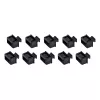 StarTech.com tapones antipolvo para SFP – pack de 10, SFP, goma, negro, switch de red, 14,6 mm, 10,1 mm