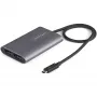 StarTech.com adaptador Thunderbolt a doble DisplayPort DP 1.4, doble 4K 60Hz o único 8K/5K conversor Thunderbolt a DP, adaptador de vídeo para 2x monitor DisplayPort - Mac y Windows