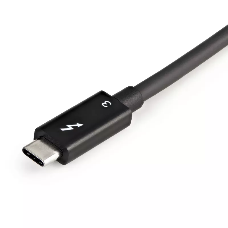 StarTech.com adaptador Thunderbolt a doble DisplayPort DP 1.4, doble 4K 60Hz o único 8K/5K conversor Thunderbolt a DP, adaptador de vídeo para 2x monitor DisplayPort - Mac y Windows