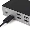 StarTech.com dock USB-C y USB-A - estación de acoplamiento universal híbrida para portátil con triple monitor DisplayPort y HDMI 4K 60Hz - Power Delivery de 85W, hub USB de 6x, GbE, audio - USB 3.1 Gen 2 10Gbps - TAA