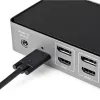 StarTech.com dock USB-C y USB-A - estación de acoplamiento universal híbrida para portátil con triple monitor DisplayPort y HDMI 4K 60Hz - Power Delivery de 85W, hub USB de 6x, GbE, audio - USB 3.1 Gen 2 10Gbps - TAA
