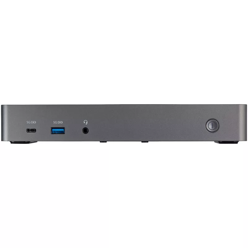 StarTech.com dock USB-C y USB-A - estación de acoplamiento universal híbrida para portátil con triple monitor DisplayPort y HDMI 4K 60Hz - Power Delivery de 85W, hub USB de 6x, GbE, audio - USB 3.1 Gen 2 10Gbps - TAA